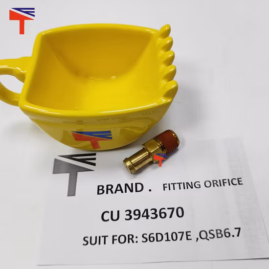 Parti del motore del macchinario che misura l'orifizio 3943670 per S6d107e Qsb6.7